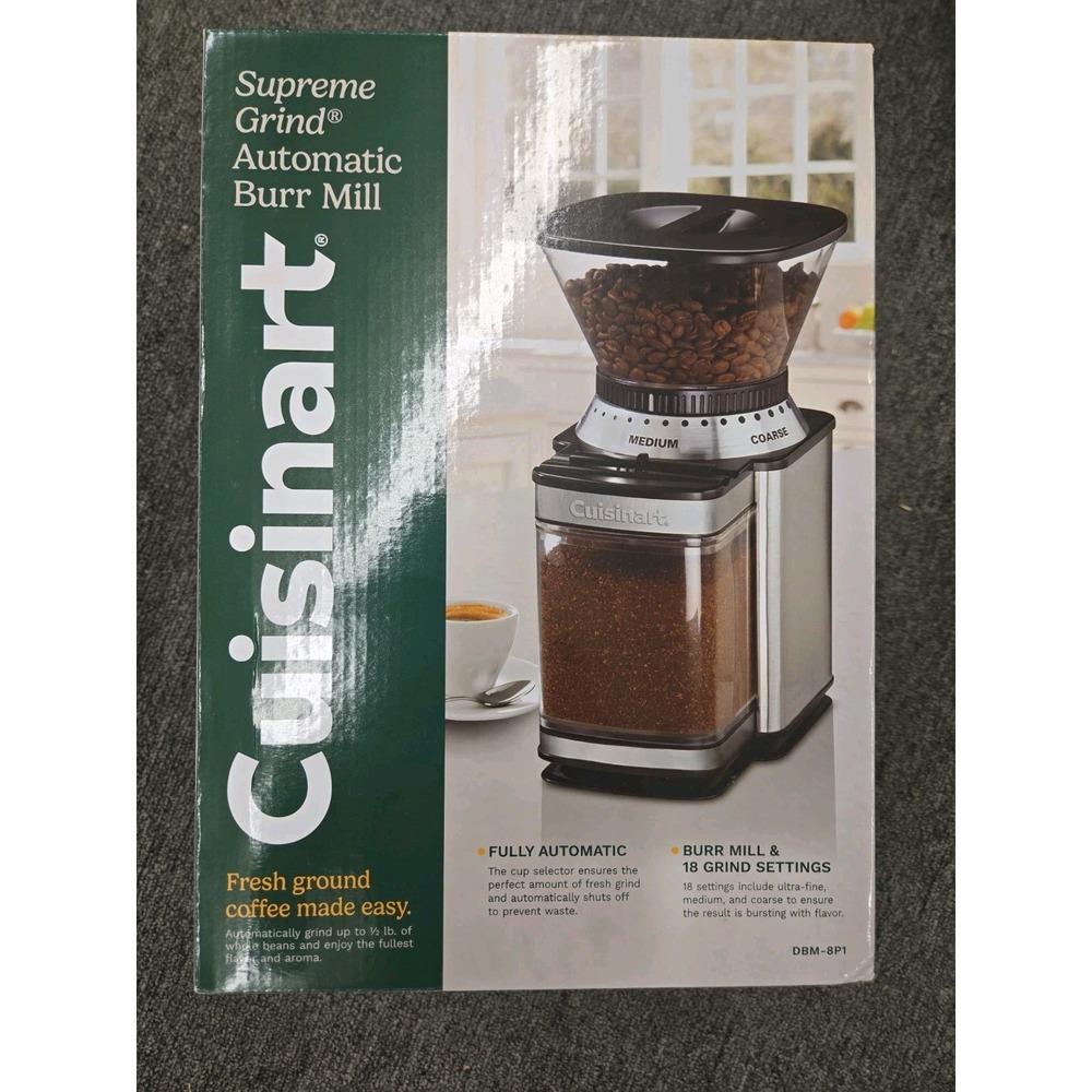 Cuisinart Supreme Grind Automatic Burr Mill Grinder - Stainless Steel
